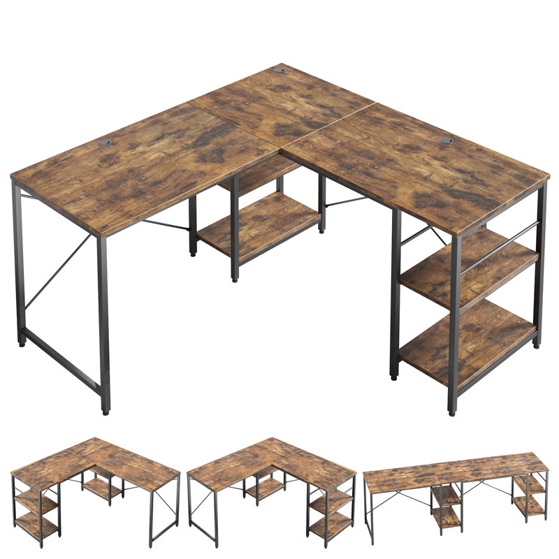 Trent Austin Design® Brummitt Reversible LShape Desk & Reviews Wayfair